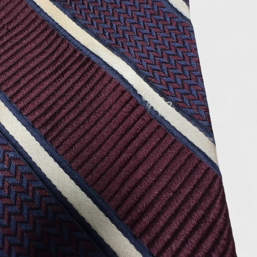 Lot of 6 - Faconnable Luxury Men’s Necktie 100% Silk Made In Italy & France